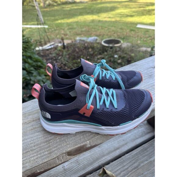 The North Face Vectiv Hypnum Trail Running Shoes Womens Size 9 Purple - Picture 2 of 6